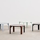 HAY Rey Coffee Table // Ø66,5 x H32 / Umber brown water-based lacquered beech