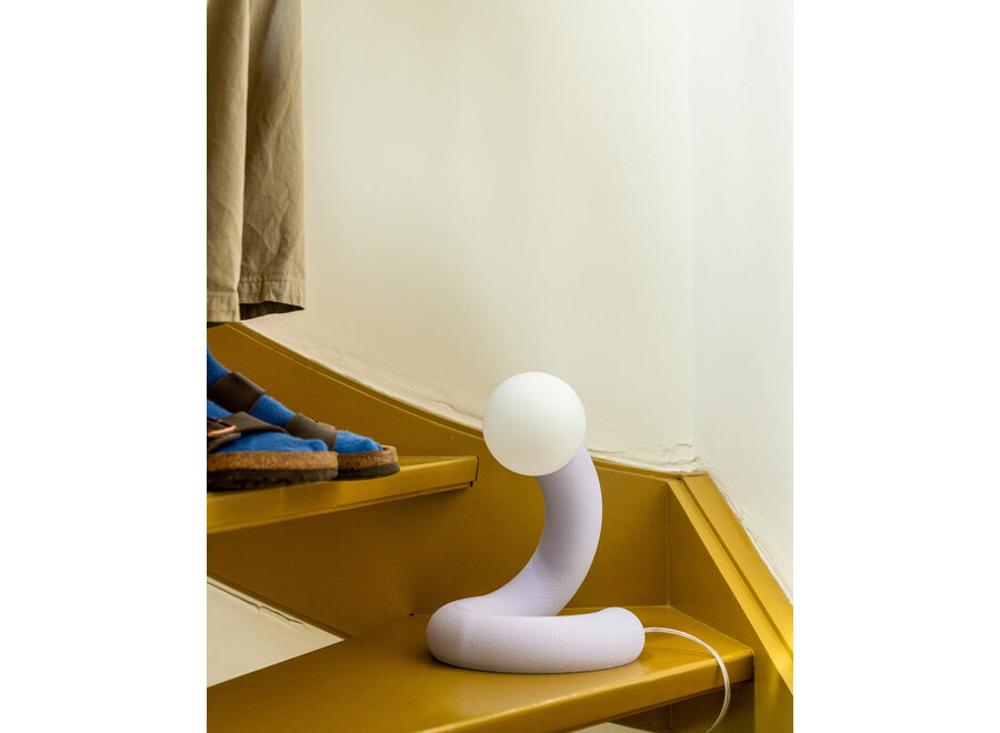 EMIL ROBBRECHT // BIG BOA LAMP / VIOLET