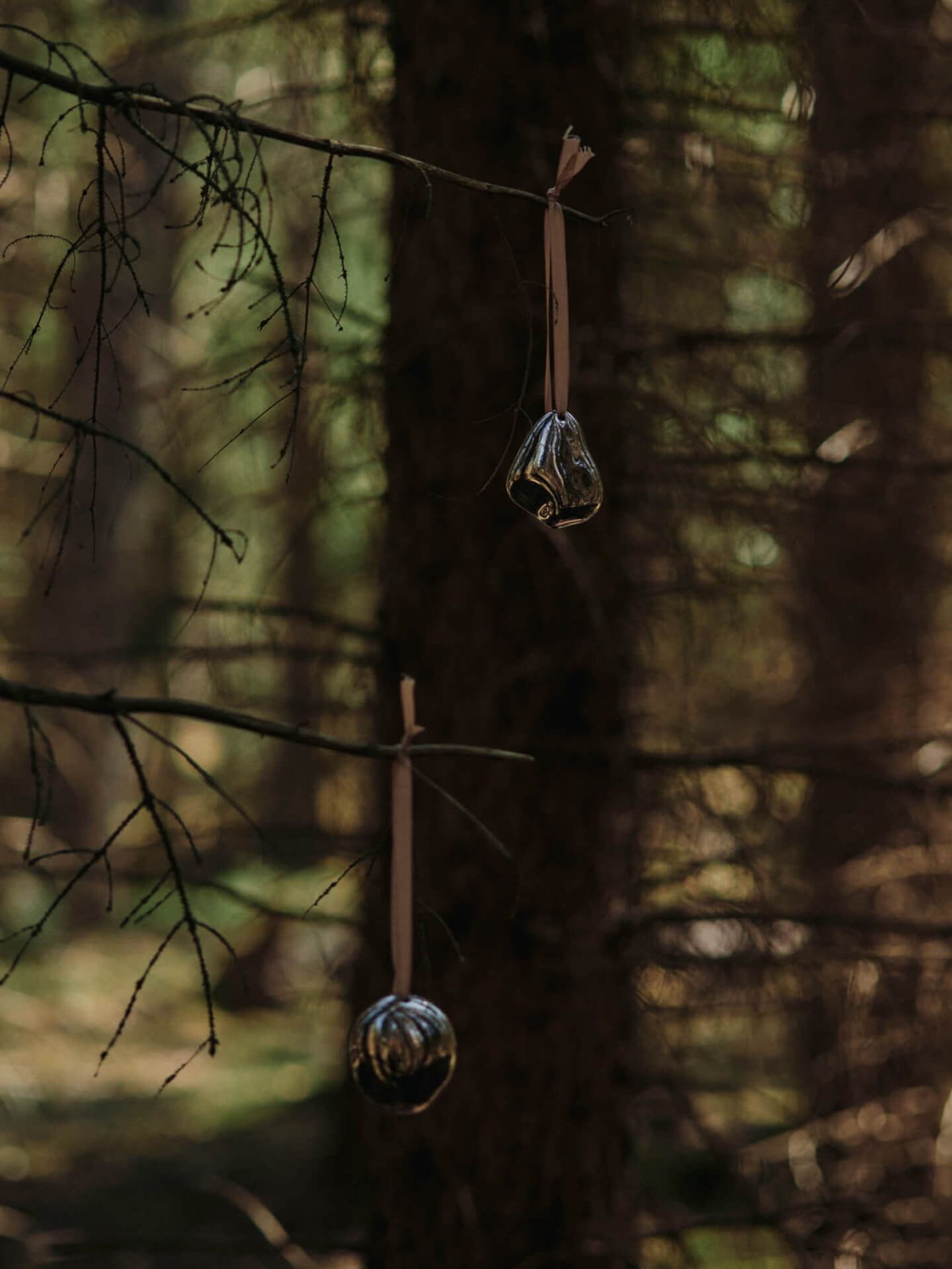 Ferm Living Bellure Baubles - Set of 2 - Silver