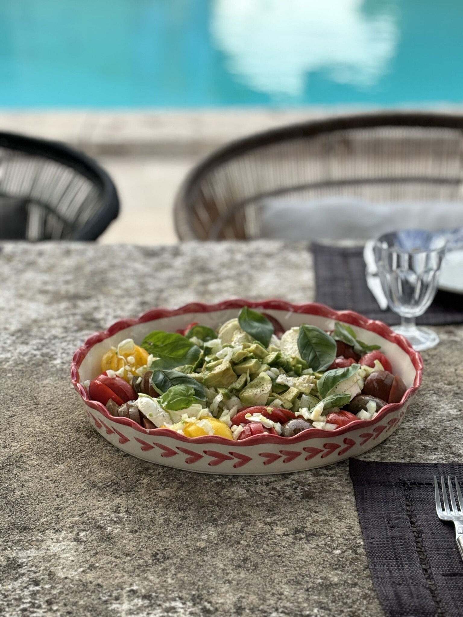 Val Pottery Val Pottery // Pie Plate / rood / D32cm