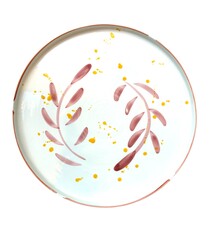 Val Pottery Val Pottery // Platter Gabriela / Pink feather