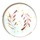 Val Pottery Val Pottery // Platter Gabriela / Pink feather