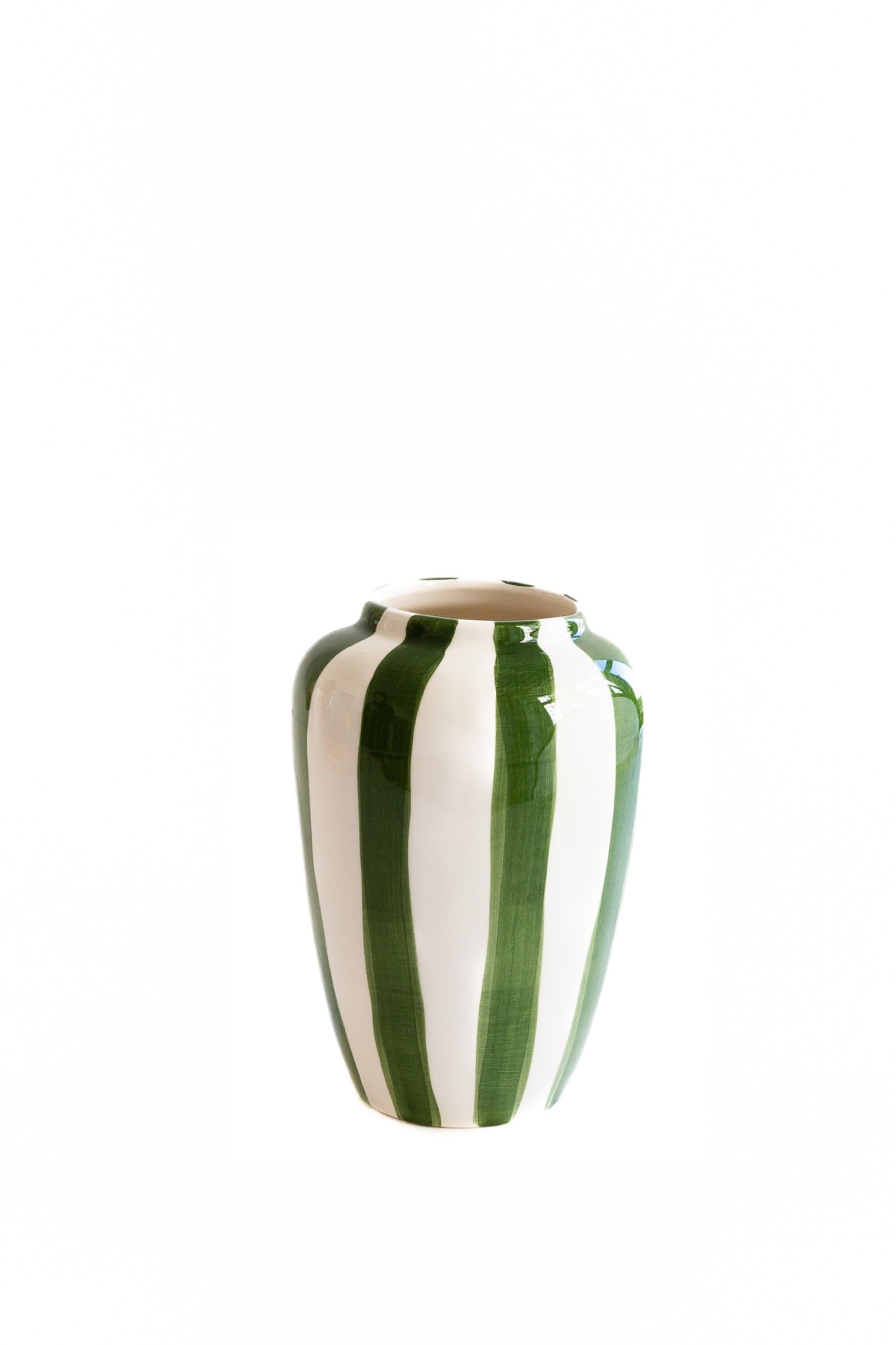 Val Pottery Val Pottery // Funky Flower XXL / Donkergroen / H30cm