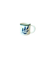 Val Pottery Val Pottery // Lucia mug / blue feathers