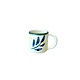 Val Pottery Val Pottery // Lucia mug / blue feathers