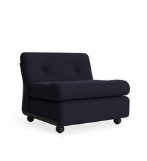 HAY Amanta 1 seater // Anthracite shell / Upholstery Turf Blue black