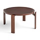 HAY Rey Coffee Table // Ø66,5 x H32 / Umber brown water-based lacquered beech