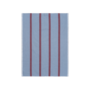 FERM LIVING // HALE TEA TOWEL / FADED BLUE-BURGUNDY
