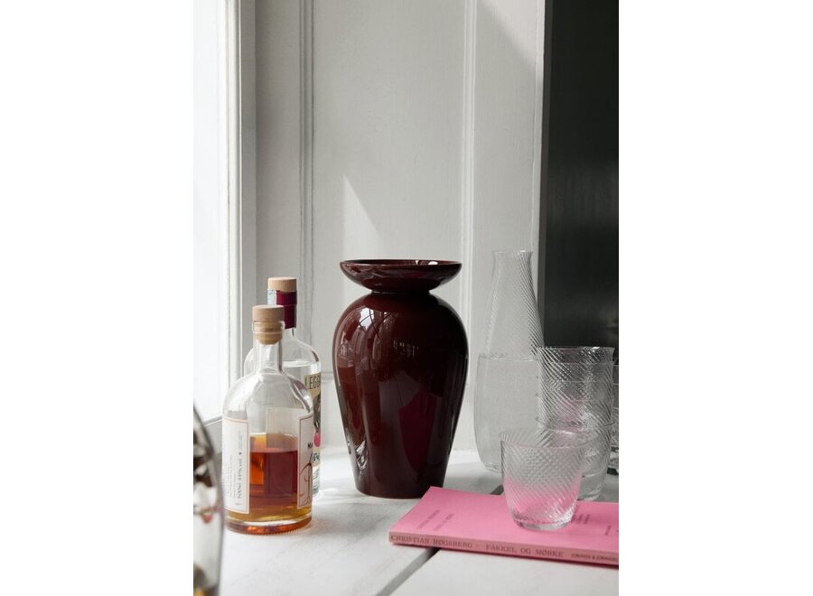 Jaime Hayon Momento vase // Red brown