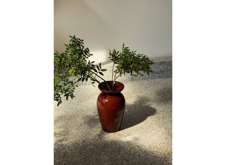 Jaime Hayon Momento vase // Red brown