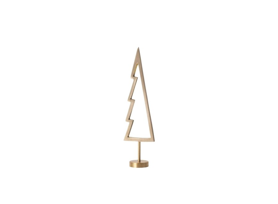 Winterland tree // Outline brass