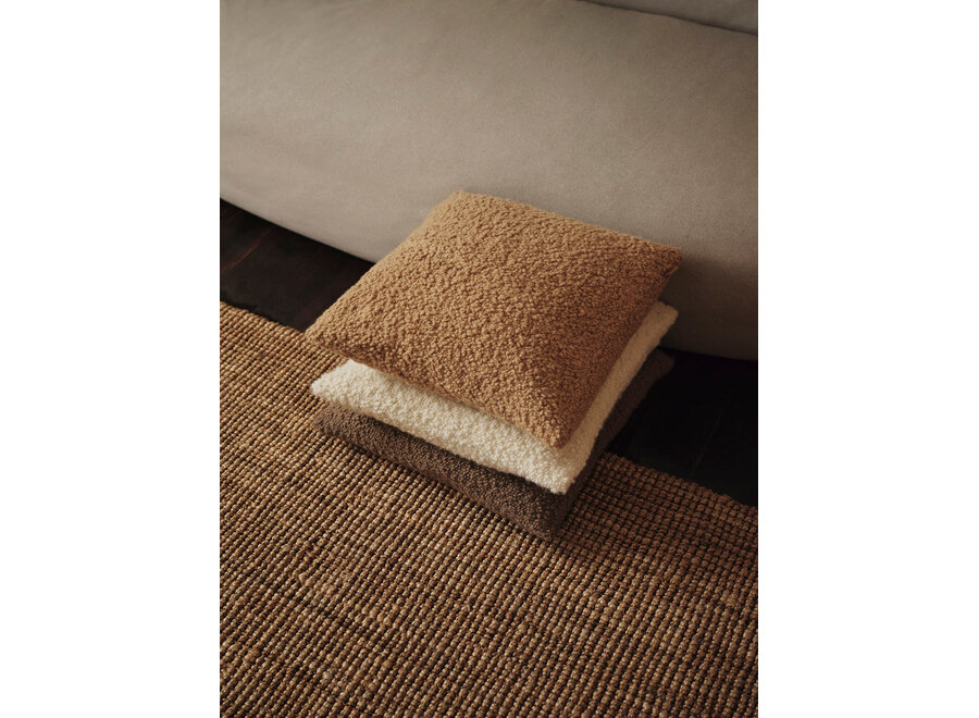 FERM LIVING // MOOR CUSHION / 50 x 50 / OFF-WHITE
