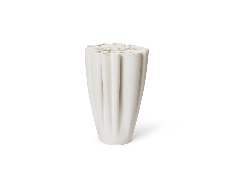 FERM LIVING // DEDALI VASE LARGE / H25,5 / OFF-WHITE