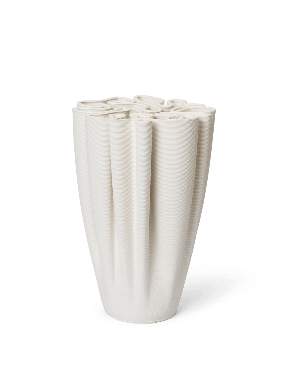 Ferm Living FERM LIVING // DEDALI VASE LARGE / H25,5 / OFF-WHITE