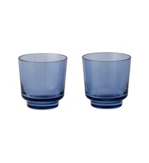 Muuto Raise glass - set van 2 // Blauw
