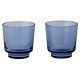 Muuto Raise glass - set van 2 // Blauw