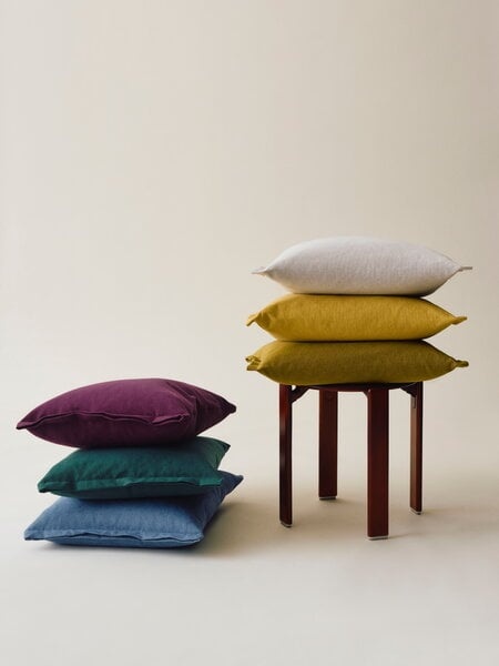 HAY HAY // PLICA CUSHION / STORY / BURGUNDY / 55 x 60