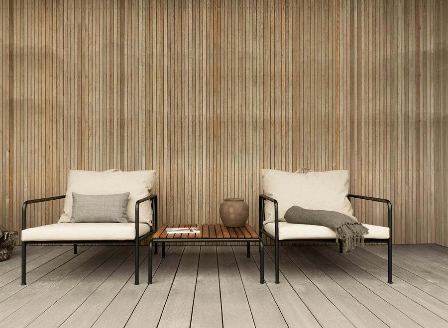 Avon // lounge chair / zwart frame