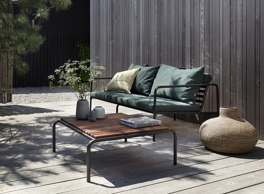 Avon // lounge sofa / zwart frame