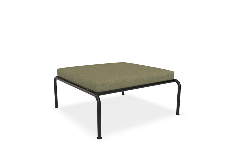 Avon // lounge ottoman / zwart frame