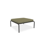 Avon // lounge ottoman / zwart frame
