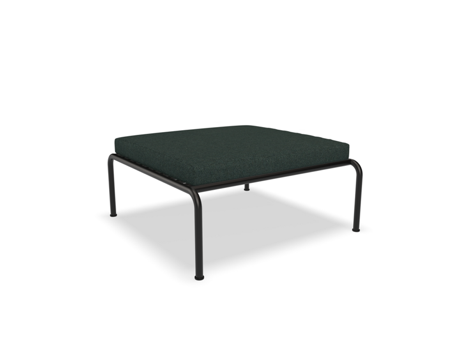Avon // lounge ottoman / zwart frame
