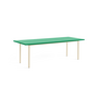SHOWROOM // Two-Colour Ivory Powder Coated Steel / Green Mint Lacquered Valchromat - L200 x W90 x H74 cm