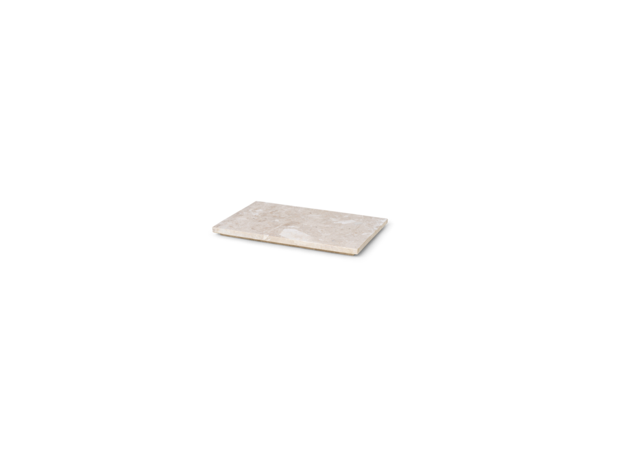 SHOWROOM // Tray for plant box / Marmer / Beige / 26 x 1,5 x 17 cm
