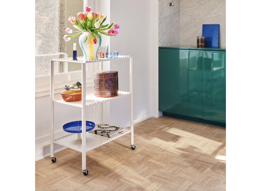 SHOWROOM // Arcs trolley / High / Eggshell
