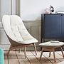 SHOWROOM // Uchiwa Quilt / Oak base /  front Flamibert Cream A5 / back Canvas  244