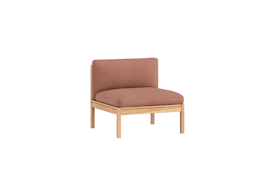 SHOWROOM // Moebe Modular Sofa / 1-seat / Re-Wool 2 - 648 (Sof pink)