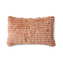 Fluffy cushion / blush / 60 x 40