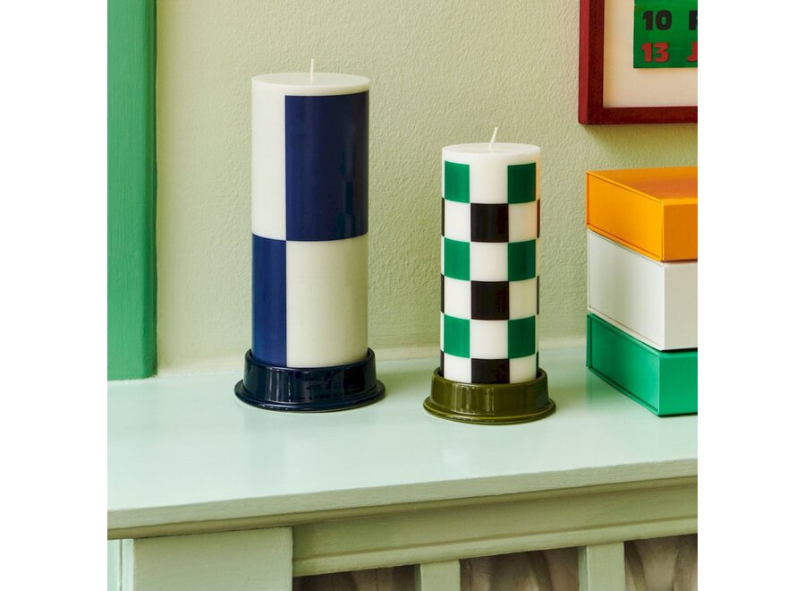 Column Candleholder// Medium / Off - white