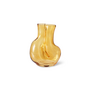 Gleam Glass Vase // Medium / Amber