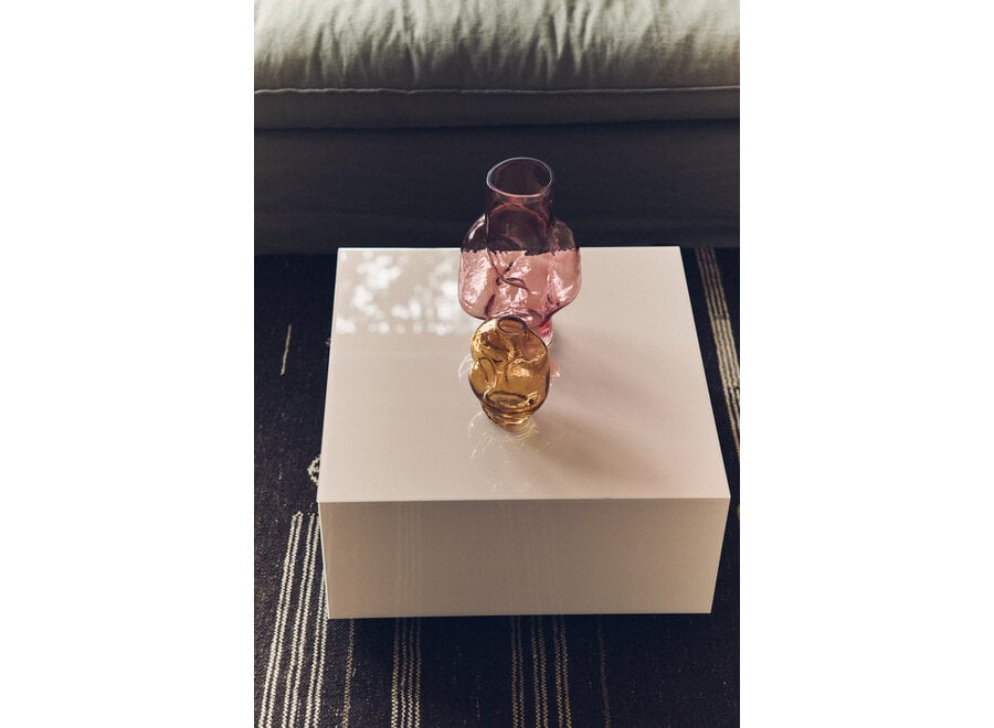 Gleam Glass High Vase // Large / Rose