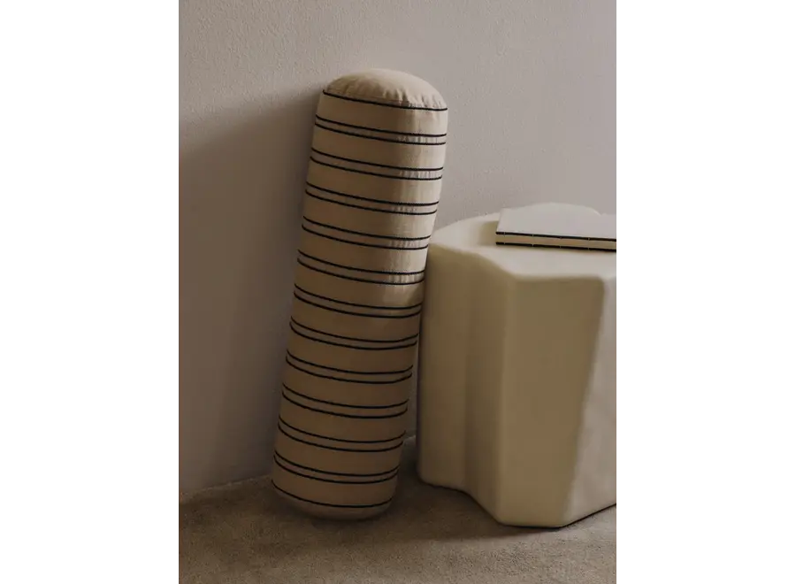 Twill Bolster Cushion //Kasjmier/Zwart