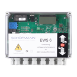 EWS- 6 - Roller (mesh) door control for tubular motors with integrated mechanical limit switches and traffic light control for regulating two-way traffic