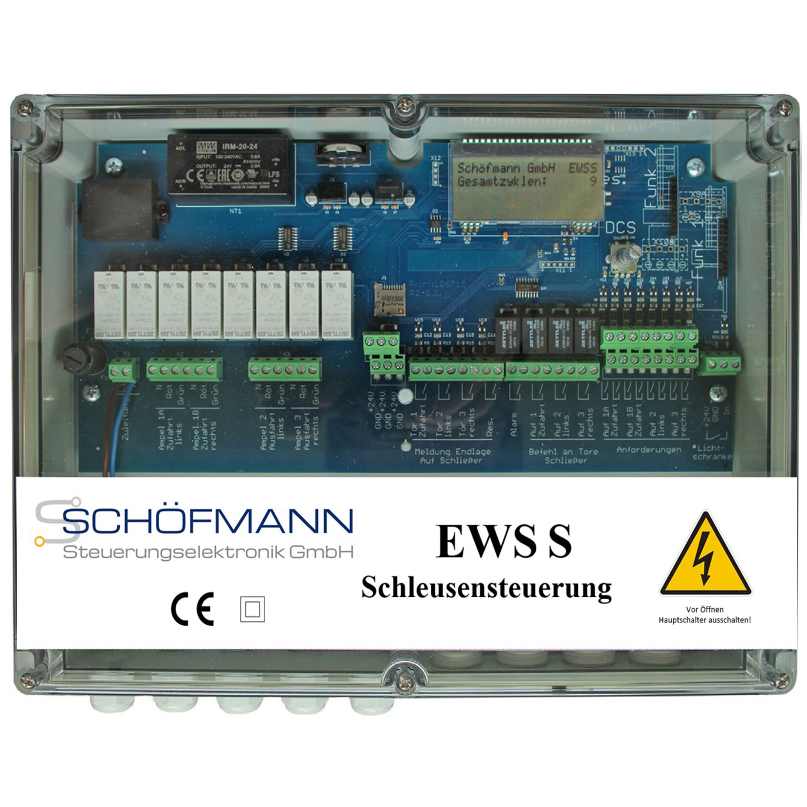 EWS- S - Control system for lock operation with two gate systems