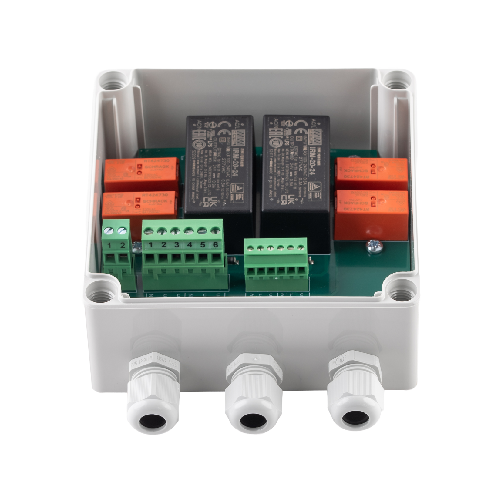 SIWA Connection board in housing for SIWA® LED signal strips, 24V