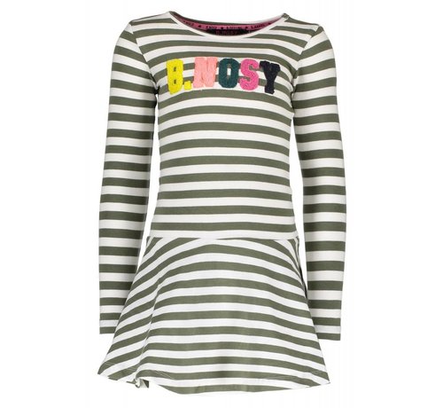 B.NOSY Y809-5883 936 jurk stripe crocodile