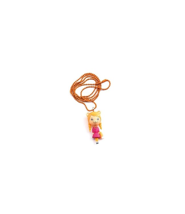 DJECO Lovely charm ketting cat/kat