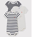 Petit Bateau romper 3-pack