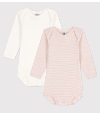 Petit Bateau set van 2 rompers