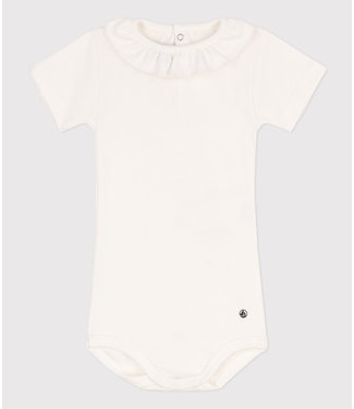 Petit Bateau Babyromper met kraagje