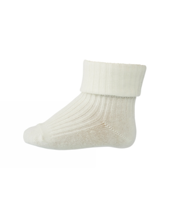 mp Denmark Cotton rib socks snow white