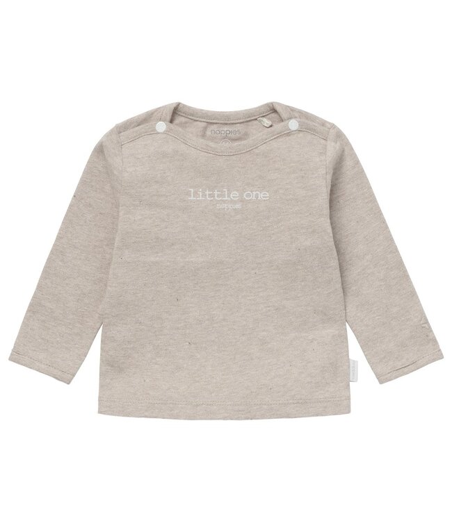 Noppies 67383 tee Taupe Melange Hester