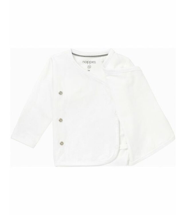 Noppies 67329 white tee ls little