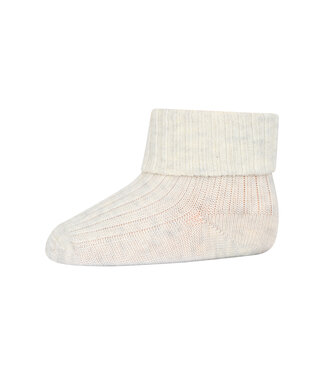 mp Denmark Cotton rib socks creme melange