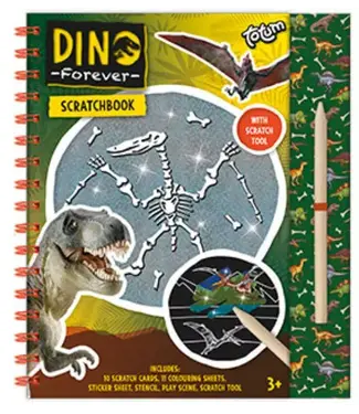 Dino scratch boek