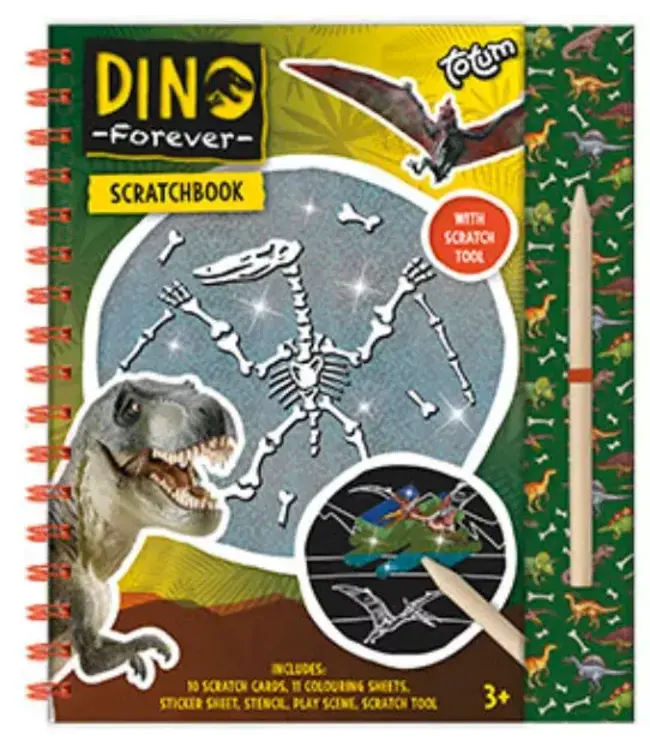 Dino scratch book 075016